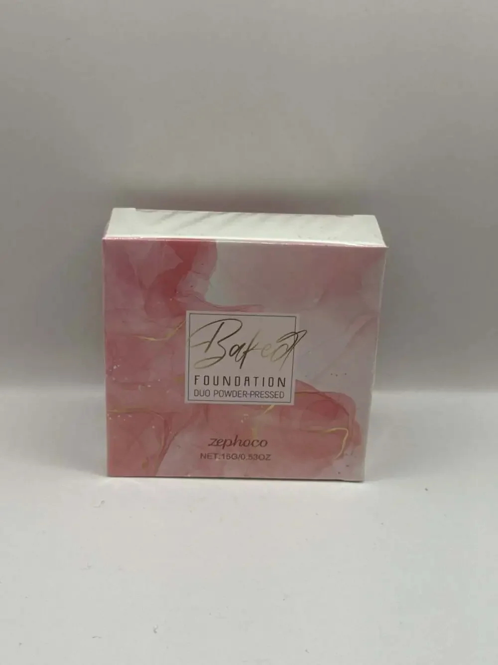 zephoco Baked Duo Powder-Pressed Foundation, #03 Light Beige